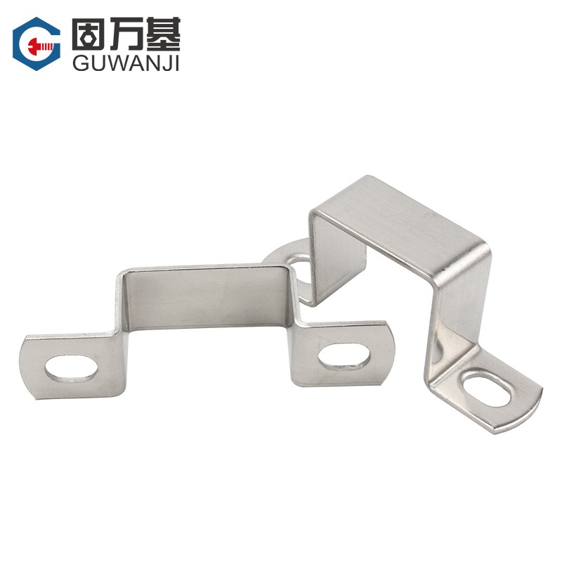 304不锈钢卡箍方管卡方形卡抱箍直角支架u型卡扣方型骑马卡管卡 3C数码配件其它配件原图主图