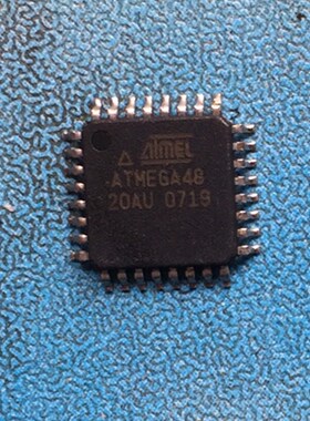 ATMEGA48-20AU 8位  FLASH 20 HMHz 精简指令集微控制器 QCC32