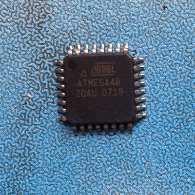 ATMEGA48-20AU 8位  FLASH 20 HMHz 精简指令集微控制器 QCC32