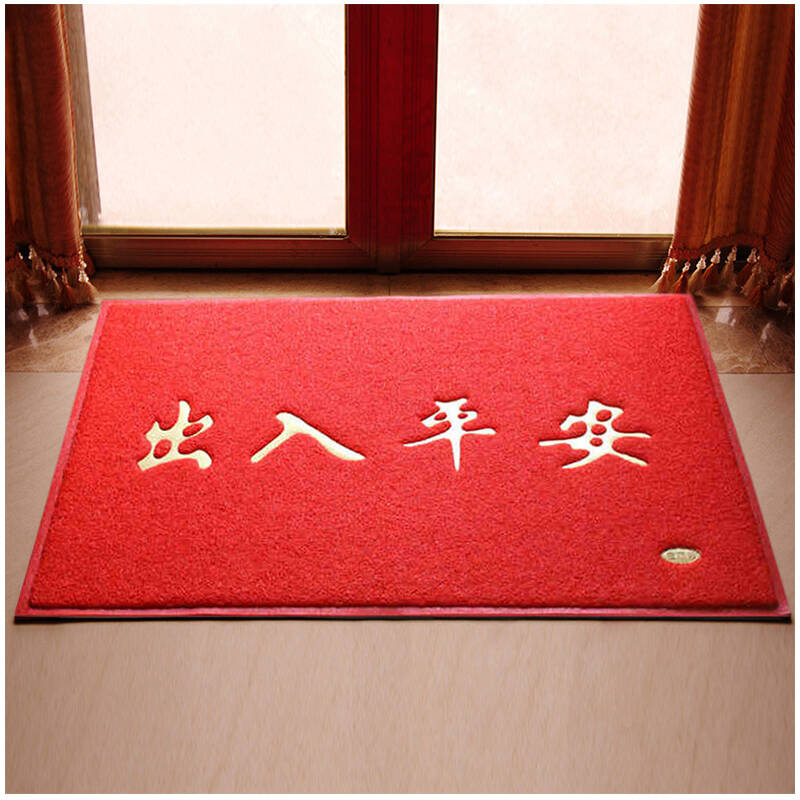 Jiafumebi floor mat safe trip spray silk floor mat door ma