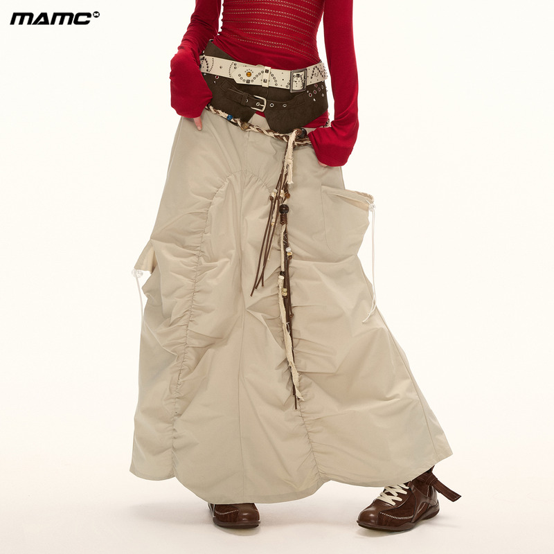 MAMC机能不规则下摆半身裙