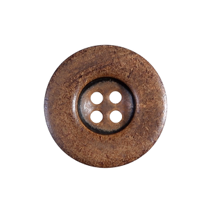 四眼牛角纽扣高档衣服外套扣子百搭圆形西装西服儿童大衣毛衣钮扣