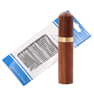 免穿线缝衣针不用穿线的手工针老人专业盲人针绣花钢针缝被子针