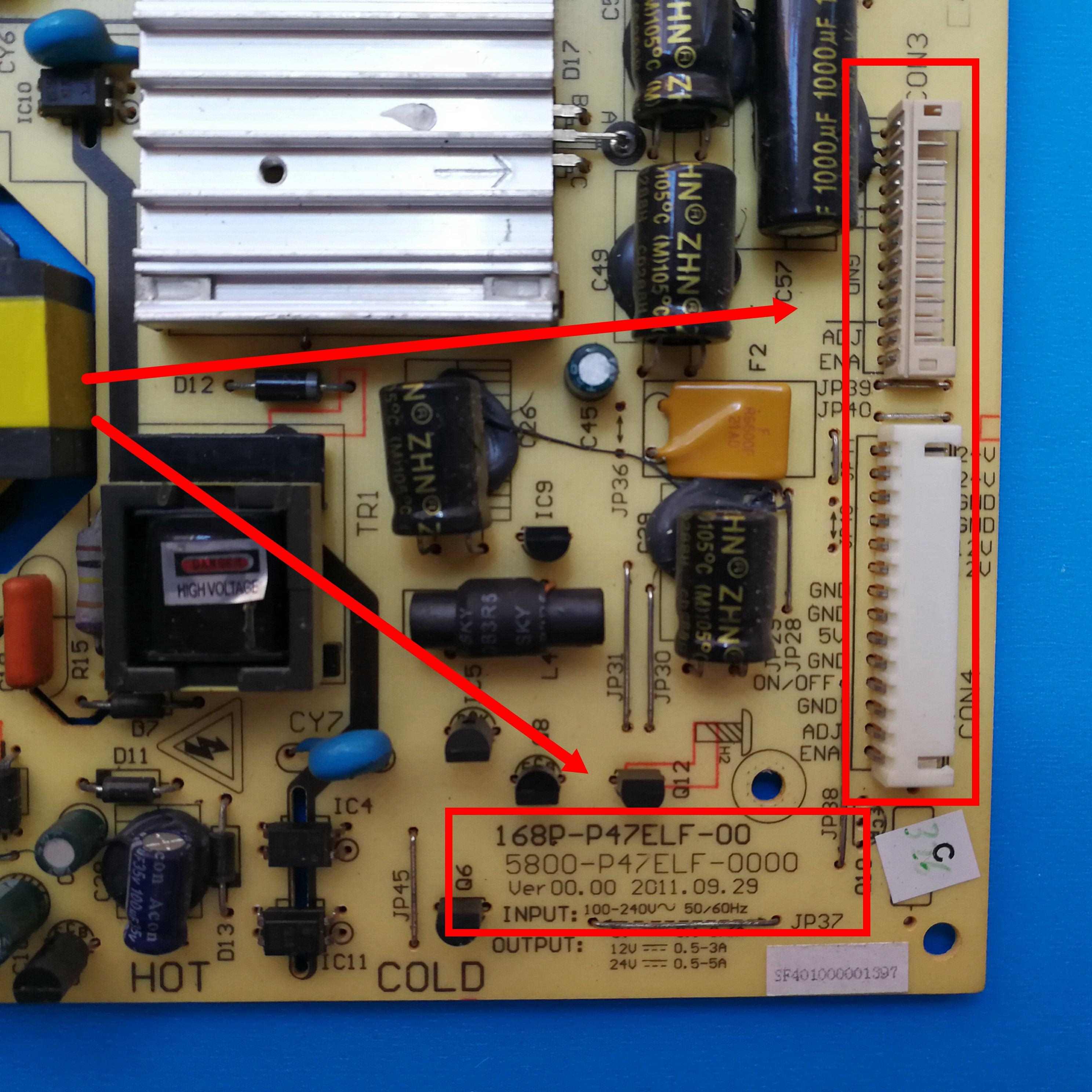 原装创维42E600F7S5电源