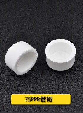 PPR水管管件配件PPR管帽堵头堵帽闷头管盖20 4分 25 6分 32 1寸