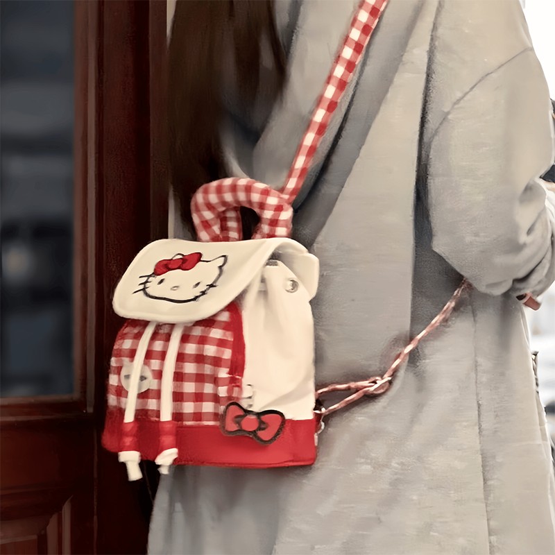 Hellokt猫双肩包小型包女凯帝猫