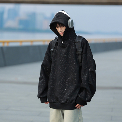 WAALEVANA满天星连帽卫衣