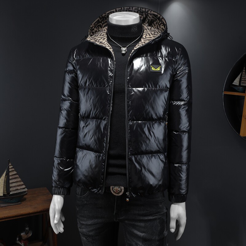 2025冬装新款连帽羽绒服男M-5XL钱塘6026-Y9016-P300（假模图,男装羽绒服,钱塘6026