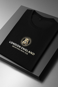 2024年新款 双丝光棉短袖T恤 男 6612-P80 M-5XL 黑色图片