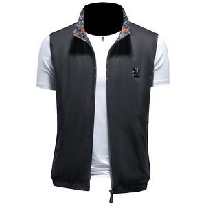 2024春装 男士立领马甲背心   M-5XL 9005-P135 镂空图图片