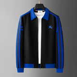 2025年秋装新款男士运动休闲套装黑/白钱塘6026-6530-P250，男装休闲套装，钱塘6026