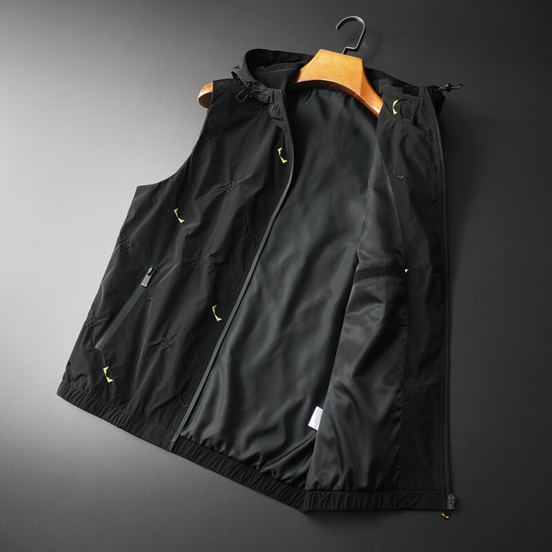 2024春装男士连帽刺绣马甲背心M-5XL9002-P145,男装背心/马甲,钱塘6026