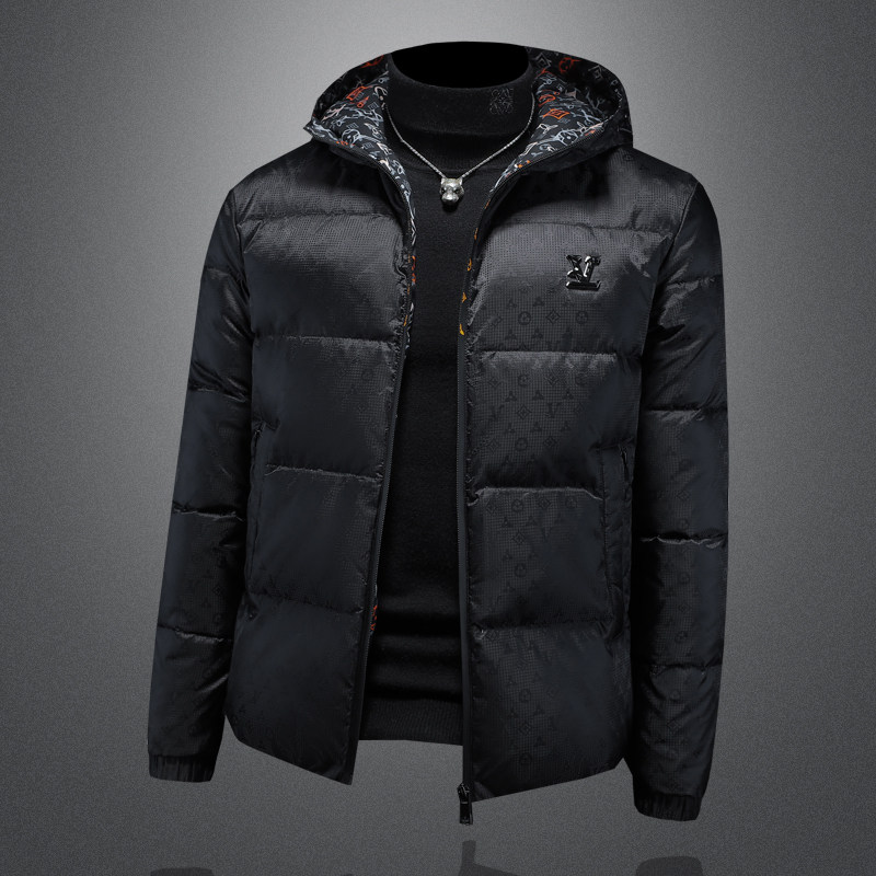 2025冬装新款连帽羽绒服男M-5XL钱塘6026-Y9017-P300（镂空图,男装羽绒服,钱塘6026