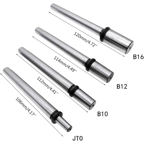 加工订做直柄钻夹头连接杆莫氏连接轴JTO/B10/B12/B16/B18/B22