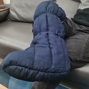 摩托挡风加厚棉袜套露营保暖脚套室内地板鞋 睡觉防冻护脚保护脚腕