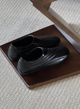 AMBSOM SHOES赛车流线鞋 小牛皮 轻量化 里内羊皮 双绗线 休闲鞋