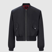 AMBSOM 「龙年限定」条顿修仕血色棉服红内廓形垫肩夹克Cleanfit