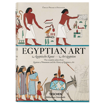 【现货】TASCHEN Prisse d’Avennes: Egyptian Art[图书馆系列]古埃及艺术书籍画集画册进口原版图书