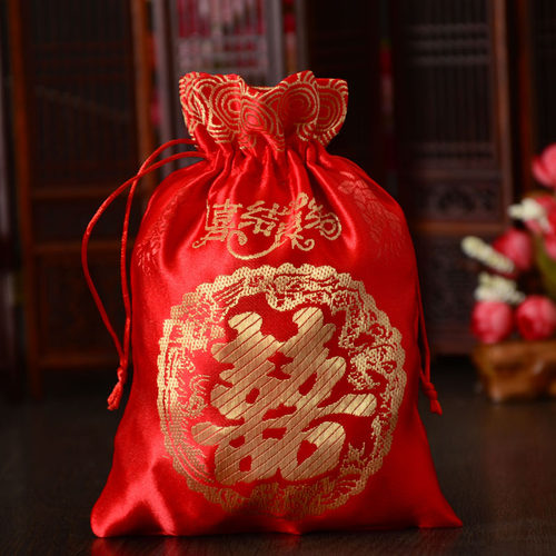 喜糖袋糖果袋锦缎布袋结婚袋子
