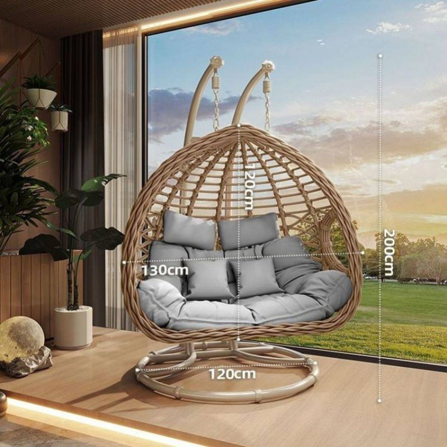 荡秋千室内家用大人吊挂式户外吊篮椅秋千庭院双人吊椅家用阳台室,住宅家具,吊篮/吊椅,淘宝优惠券,粉丝福利购,淘宝优惠卷