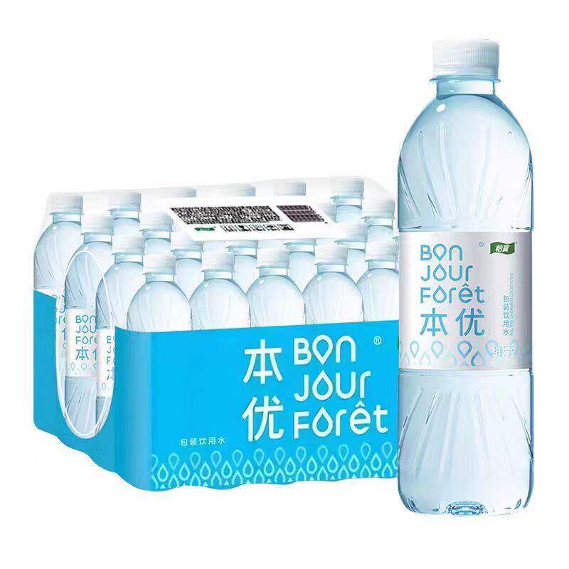 怡宝本优矿泉水555ml*24瓶整箱包邮350ml办公会议小瓶装饮用水图片