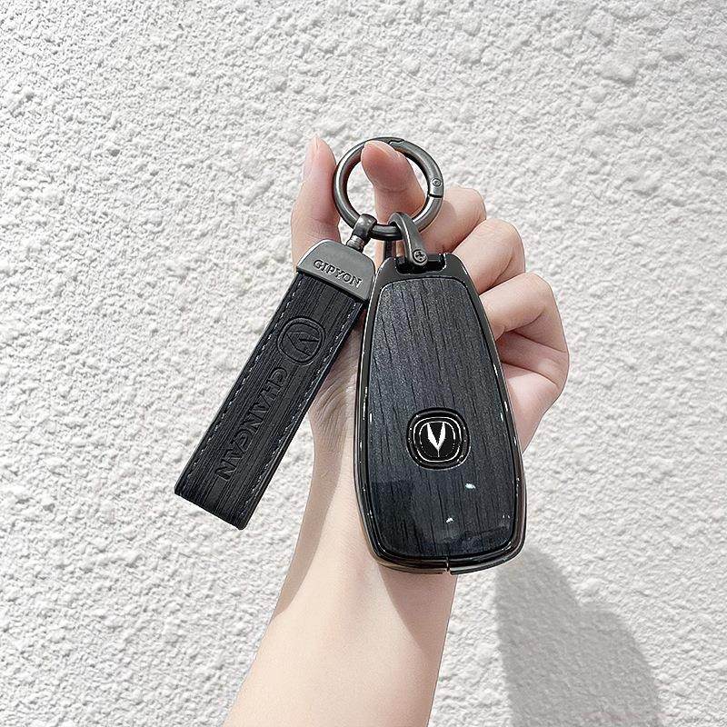 适用长安cs75plus钥匙套三代逸动plus车逸达55欧尚z6扣unit锐程un