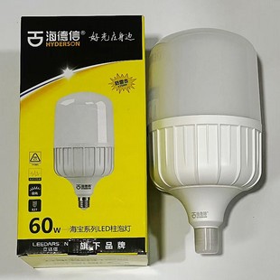海德信海宝家装 led节能灯泡球泡28W38W48w60W80瓦100瓦螺口白光