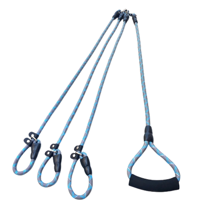 一拖二牵引绳防缠绕双头狗遛狗绳