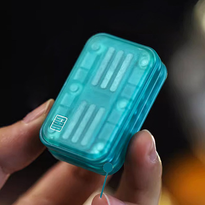 搞点好玩磁力方块EDC无限位推牌段落啪啪币解压神器甩牌减压玩具