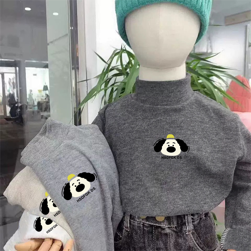 男童女童新款德绒打底衫