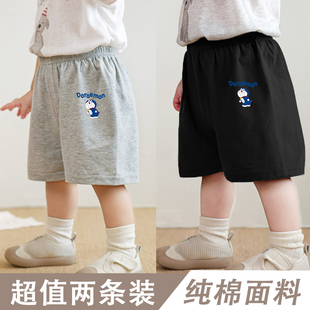 新款 运动裤 休闲男童女童纯棉透气外穿薄款 时尚 潮 可爱短裤 2025夏季