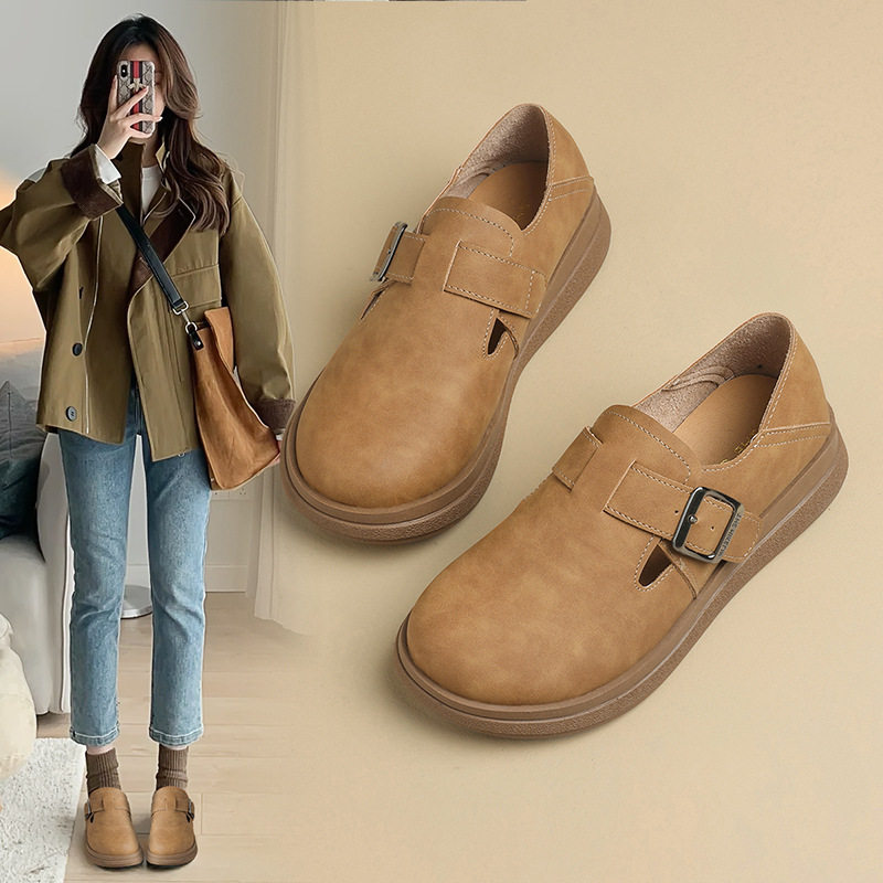 ZHR则则勃肯鞋女2024春季新款百搭一脚蹬懒人鞋轻便防滑平底单鞋,女鞋,勃肯鞋/软木鞋,淘宝优惠券,粉丝福利购,淘宝优惠卷