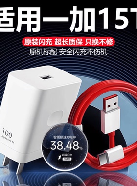 适用一加15T充电器头线oneplus15T超级闪充原头装正品数据线1+15T快充插头