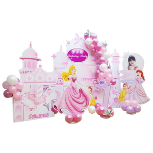 公主主题KT板生日背景墙
