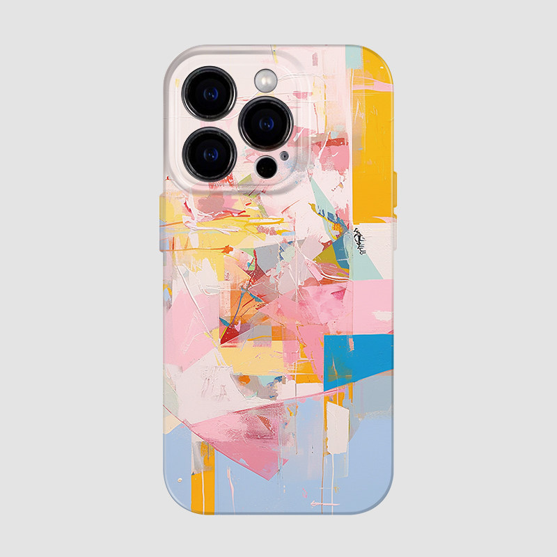 艺术生iPhone17苹果15promax全包手机壳软壳13pro小众油画12创意14耐脏xs高级适用mate60pro