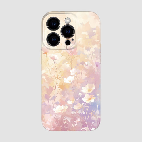 浅夏花雾 适用iPhone16pro新款外壳15plus苹果13promax手机壳17美术生14pro女生高级感小众独特艺术met80pro