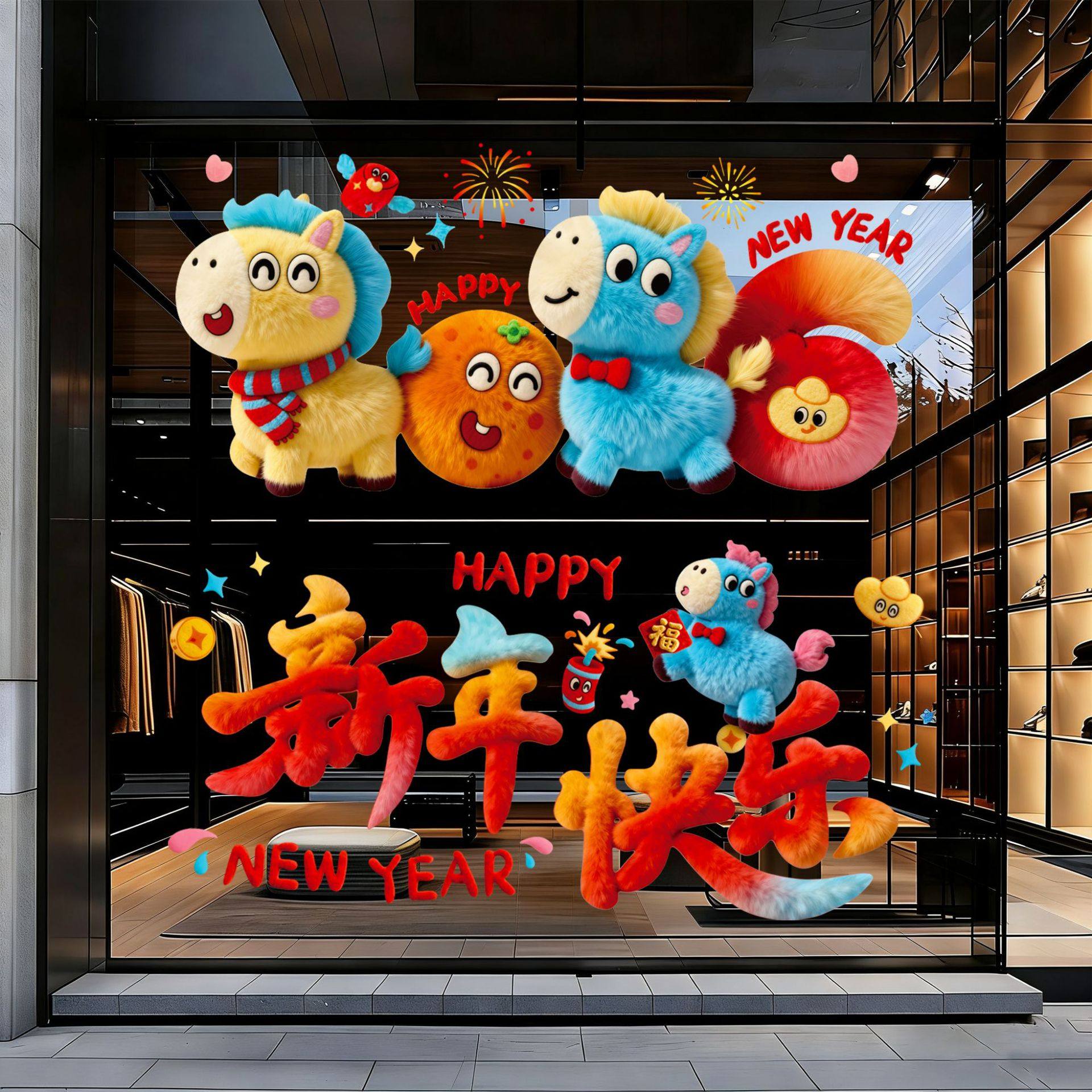 新年2025春节挂饰装饰过年氛围布置挂件马年家里客厅2026年味2026,节庆用品/礼品,福字/窗花/窗贴,淘宝优惠券,粉丝福利购,淘宝优惠卷