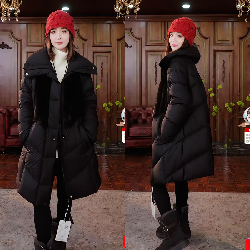 【辰大嗓严选】长款百搭质感羽绒服外套 259200,女装/女士精品,羽绒服,淘宝优惠券,粉丝福利购,淘宝优惠卷