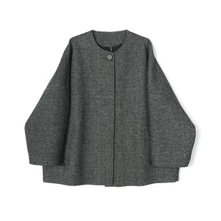 粗纺质感外套 中长款 50273 邢康莉甄选