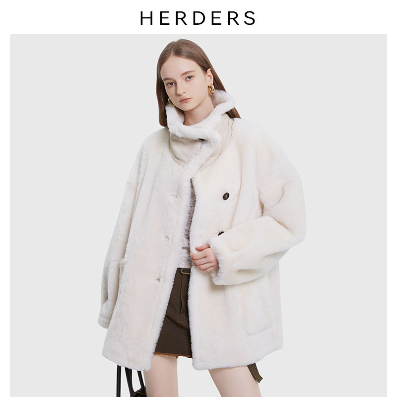 HERDERS小软羊系列短款皮草秋冬