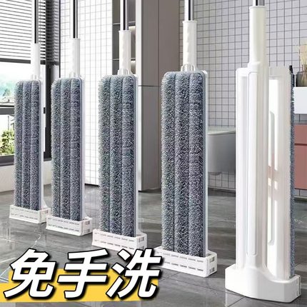 免手洗家用一拖净2025新款平板拖把自动吸水懒人拖地