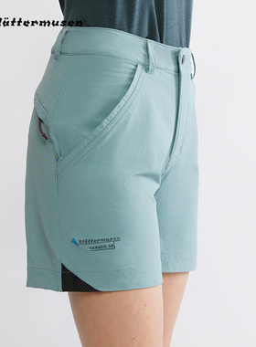 Klattermusen攀山鼠户外休闲短裤快干范娜迪斯软壳短裤女款10201