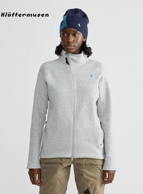 klattermusen攀山鼠巴德尔羊毛抓绒衣女款户外保暖上衣外套10519