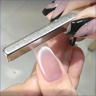 美甲工具长条磁铁强力吸加长强力磁铁法式猫眼晶石宽猫眼渐变长条