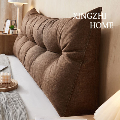 星致家居咖啡三角床头靠背垫