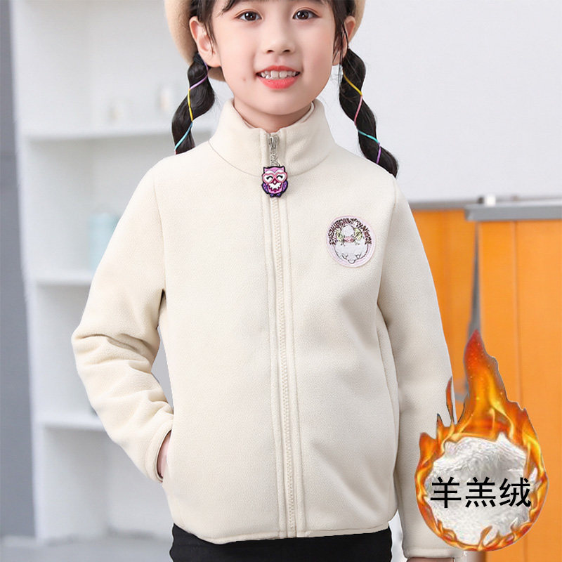 儿童秋冬新款加绒保暖外套男女童羊羔绒冲锋衣内胆中大童一体绒,童装/婴儿装/亲子装,普通外套,淘宝优惠券,粉丝福利购,淘宝优惠卷