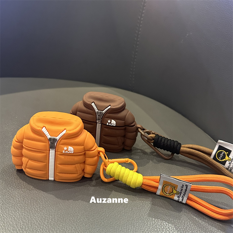 秋冬可爱羽绒耳机壳保护套