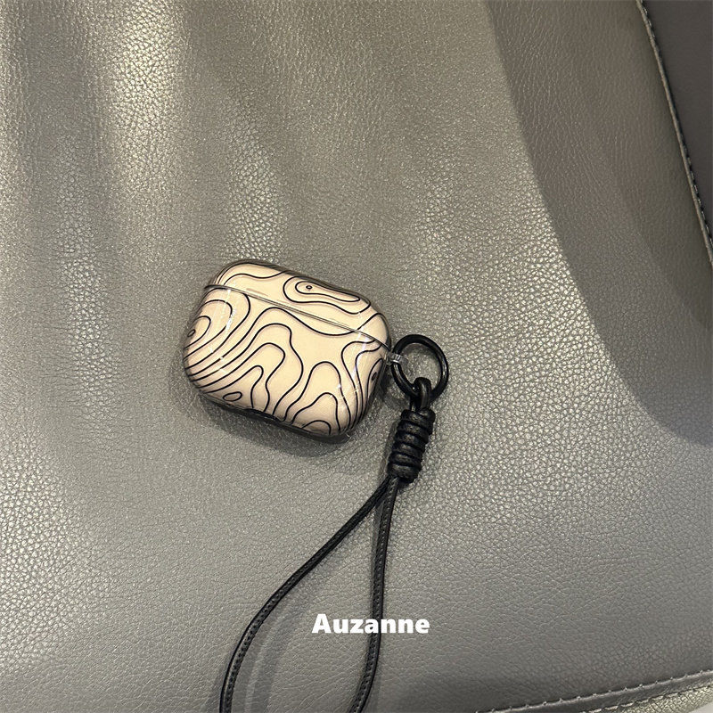 半透不规则线条适用于airpodspro3代蓝牙耳机壳苹果4代保护套,3C数码配件,耳机保护套,淘宝优惠券,粉丝福利购,淘宝优惠卷