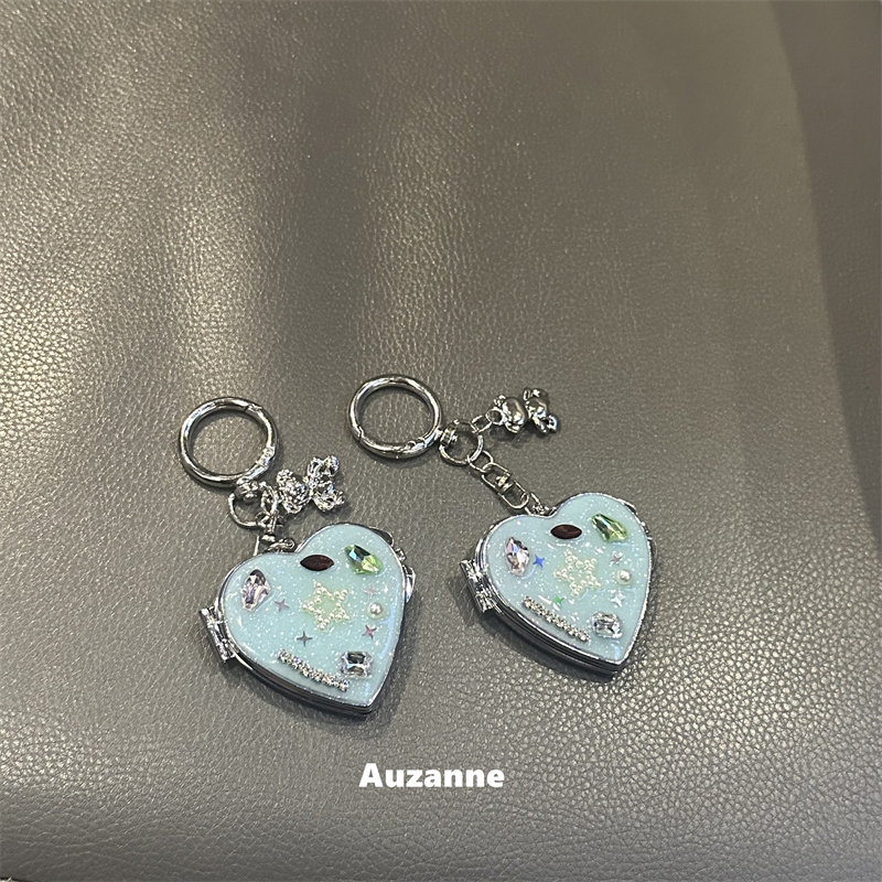 滴胶蓝色钻星星适用于手机挂链包包车钥匙挂饰airpods耳机壳挂饰