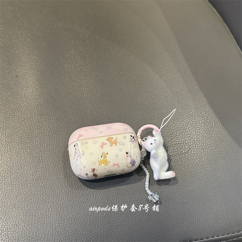 少女心可爱卡通小狗适用于airpods pro蓝牙保护套2代3代4代耳机壳,3C数码配件,耳机保护套,淘宝优惠券,粉丝福利购,淘宝优惠卷